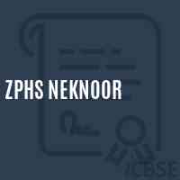 Zphs Neknoor Secondary School Logo