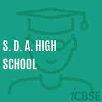 S. D. A. High School Logo