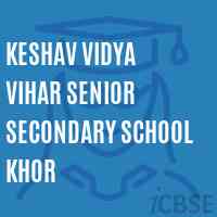 Keshav Vidya Vihar Senior Secondary School Khor Logo
