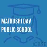 Matrusri DAV Public School Logo