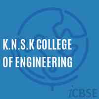 K.N.S.K College of Engineering Logo