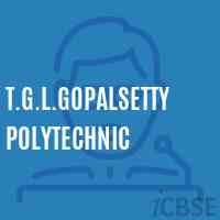 T.G.L.Gopalsetty Polytechnic College Logo