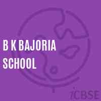 B K Bajoria School Logo