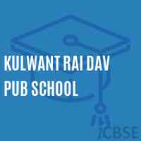 Kulwant Rai Dav Pub School Logo