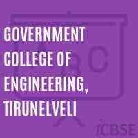 Government College of Engineering, Tirunelveli Logo