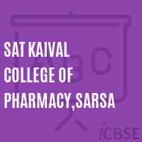 Sat Kaival College of Pharmacy,Sarsa Logo