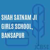 Shah Satnam Ji Girls School, Bansapur Logo