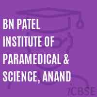 BN Patel Institute of Paramedical & Science, Anand Logo