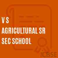 V S Agricultural Sr Sec School Logo