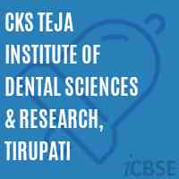 CKS Teja Institute of Dental Sciences & Research, Tirupati Logo