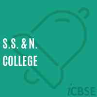 S.S. & N. College Logo