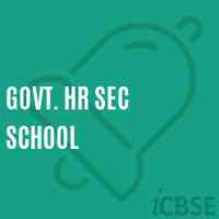 Govt. Hr Sec School Logo
