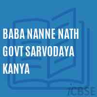 Baba Nanne Nath Govt Sarvodaya Kanya School Logo