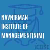 Navnirman Institute of Management(NIM) Logo