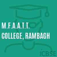 M.F.A.A.T.T. College, Rambagh Logo