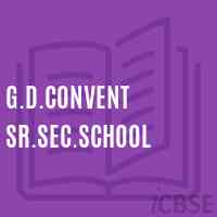 G.D.Convent Sr.Sec.School Logo