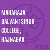 Maharaja Balvant Singh College, Rajnagar Logo