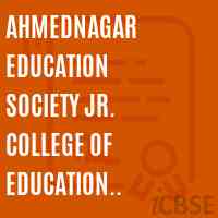Ahmednagar Education Society Jr. College of Education Ahmednagar Satbhai Mala Ahmednagar Logo