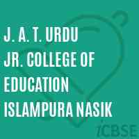 J. A. T. Urdu Jr. College of Education Islampura Nasik Logo