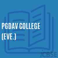 PGDAV College (Eve.) Logo