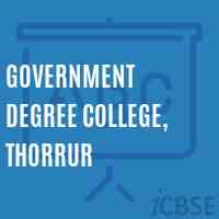 Government Degree College, Thorrur Logo