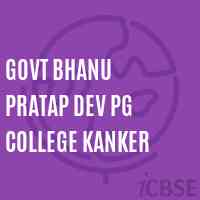 Govt Bhanu Pratap Dev PG College Kanker Logo
