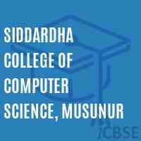 Siddardha College of Computer Science, Musunur Logo