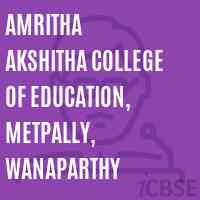 Amritha Akshitha College of Education, Metpally, Wanaparthy Logo