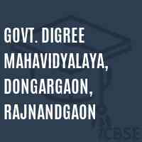 Govt. Digree Mahavidyalaya, Dongargaon, Rajnandgaon College Logo