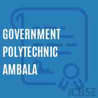 Government Polytechnic Ambala College Logo