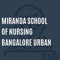 Miranda School of Nursing Bangalore Urban Logo