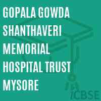 Gopala Gowda Shanthaveri Memorial Hospital Trust Mysore College Logo