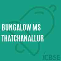 Bungalow Ms Thatchanallur Middle School Logo