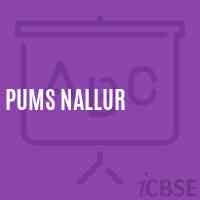 Pums Nallur Middle School Logo