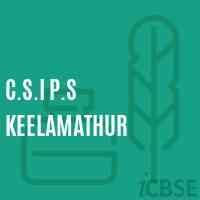 C.S.I P.S Keelamathur Primary School Logo