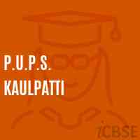 P.U.P.S. Kaulpatti Primary School Logo