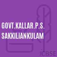 Govt.Kallar.P.S.Sakkiliankulam Primary School Logo