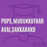 Pups,Mudukkutharavai,Sakkarako Primary School Logo
