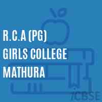 R.C.A (Pg) Girls College Mathura Logo