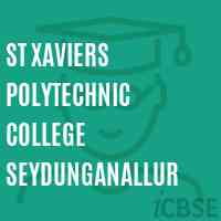 St Xaviers Polytechnic College Seydunganallur Logo