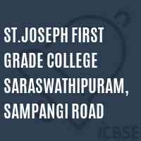 St.Joseph First Grade College Saraswathipuram, Sampangi Road Logo