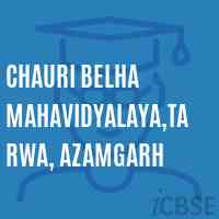 Chauri Belha Mahavidyalaya,Tarwa, Azamgarh College Logo