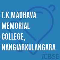 T.K.Madhava Memorial College, Nangiarkulangara Logo