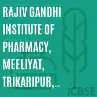 Rajiv Gandhi Institute of Pharmacy, Meeliyat, Trikaripur, Kasaragod Logo