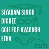 Siyaram Singh Digree College,Avagarh, Etha Logo
