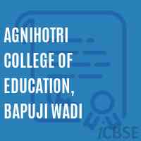 Agnihotri College of Education, Bapuji wadi Logo