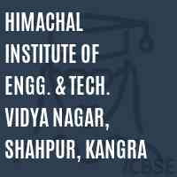Himachal Institute of Engg. & Tech. Vidya Nagar, Shahpur, Kangra Logo