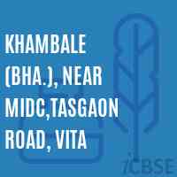 Khambale (Bha.), Near MIDC,Tasgaon Road, VITA College Logo