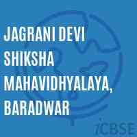 Jagrani Devi Shiksha Mahavidhyalaya, Baradwar College Logo