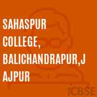 Sahaspur College, Balichandrapur,Jajpur Logo